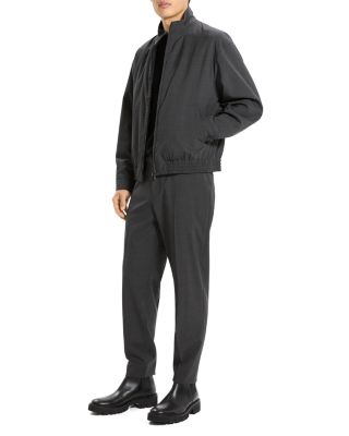 Straight Collar Reversible Moto Jacket