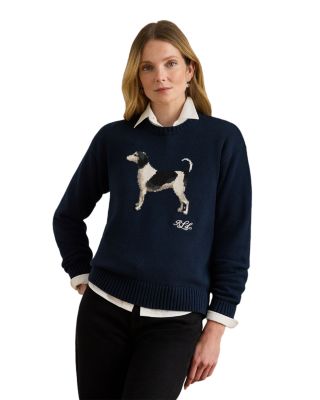 Lauren Ralph Lauren Intarsia Knit Dog Sweater