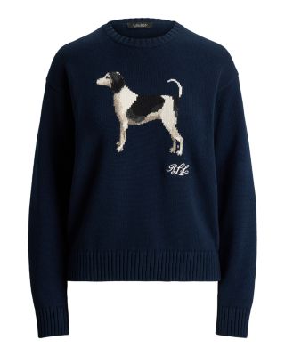 Intarsia Knit Dog Sweater