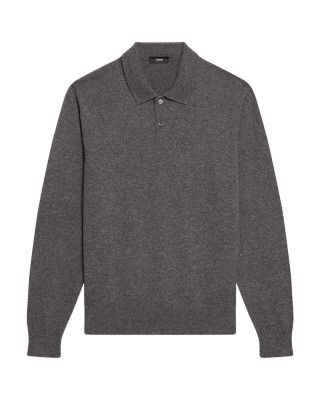 Goris Cashmere Long Sleeve Polo Sweater