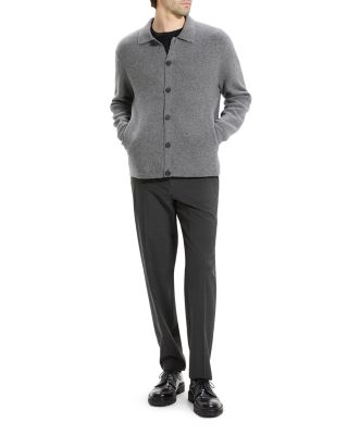 Cameron Corded Cashmere Button Sweater