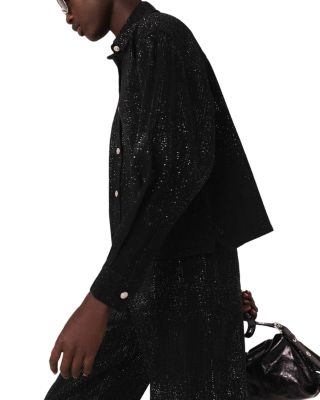 Embellished Denim Shirt