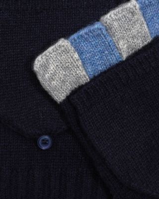 Colorblock Pop Top Mittens