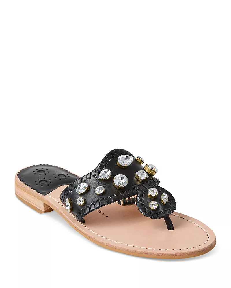 Jack Rogers Women's Jacks Flat Embellished Sandals