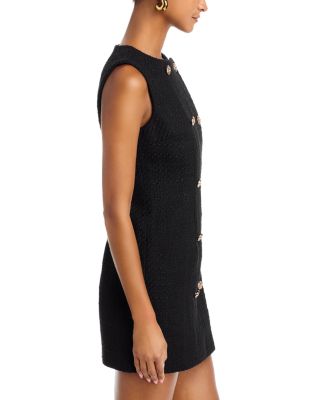 Structured Tweed Mini Dress