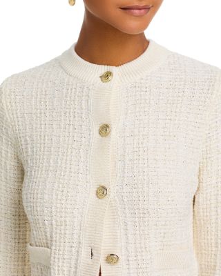 Lurex Tweed Cardigan