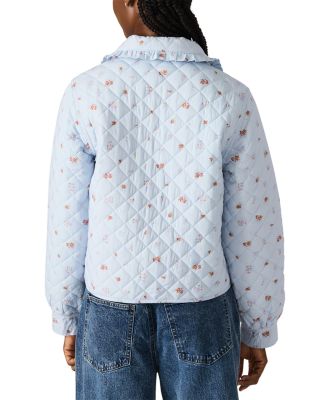 Nellie Quilted Tie Front Jacket