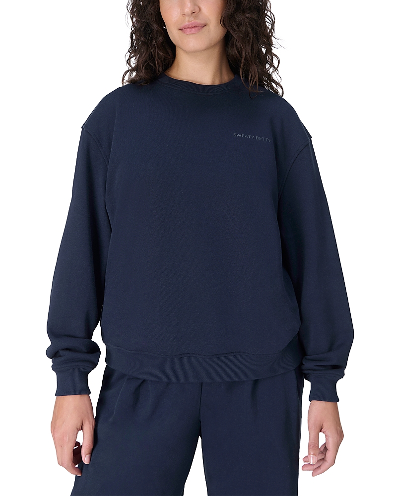 Sweaty Betty Revive Sweatshirt In Blue