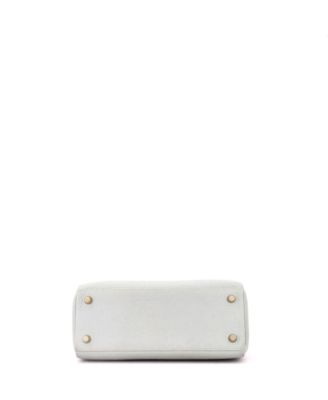 Kelly 25 Handbag Grey Togo with Gold Hardware