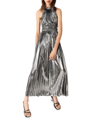 Pleated Maxi Dress