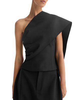 One Shoulder Cape Top