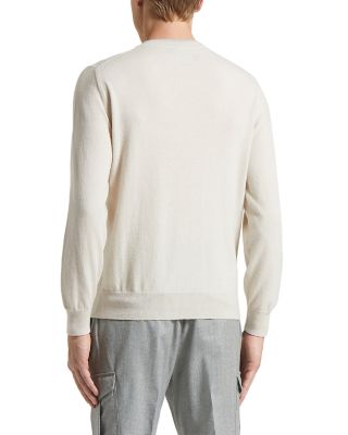 Crewneck Wool and Cashmere Sweater