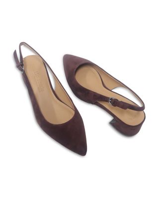Women's Georgia Suede Slingback Pumps