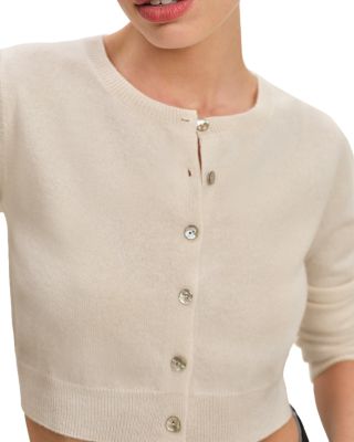Janie Cashmere Cropped Cardigan