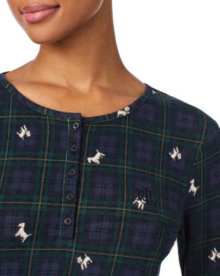 Long Sleeve Henley Jogger Pants Pajama Set