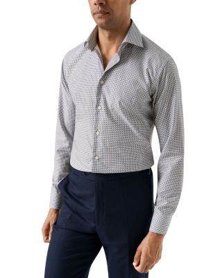 Contemporary Fit Geometric Shirt