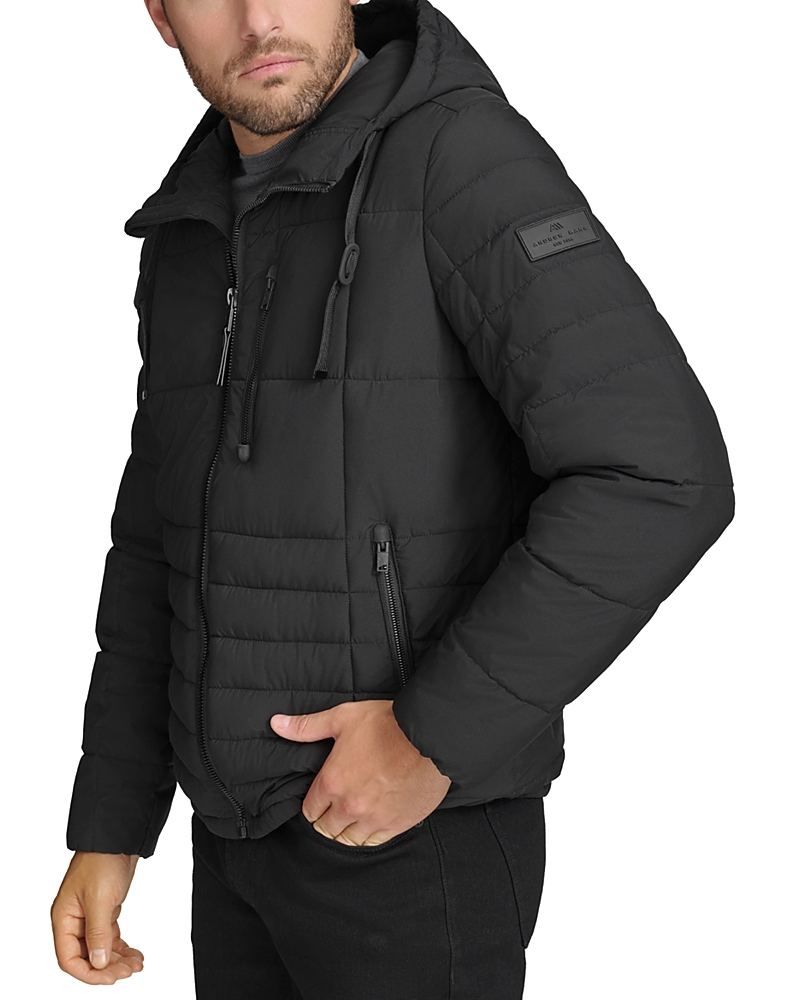 Andrew Marc Fitzroy Quilted Puffer Jacket In Black