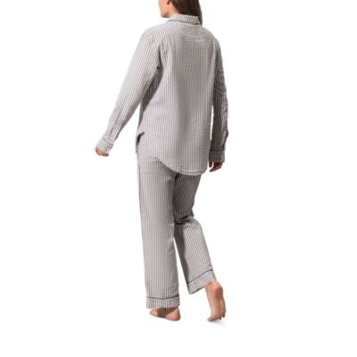 Matteo Striped Seersucker Pajama Set