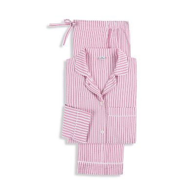 Matteo Striped Seersucker Pajama Set