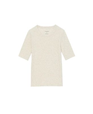  Chana Fitted Organic Ribbed Pima Cotton T-Shirt