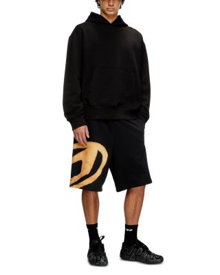 P-Crow-Bleach Cotton TK" Shorts