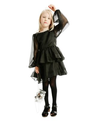 Girls' Wednesday Organza Trim Dress - Big Kid