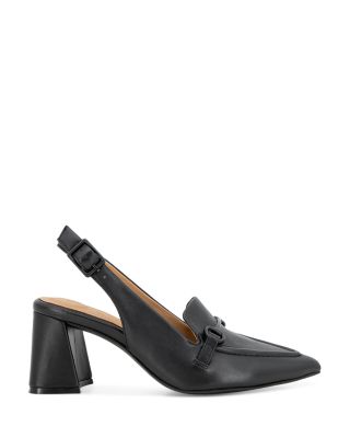 Women's Dawson Leather Slingback Pumps