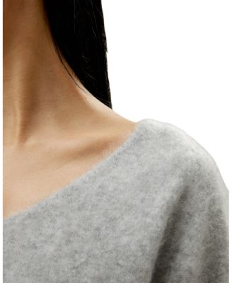 Brushed V-Neck Cashmere Sweater