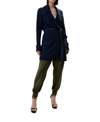 Merino Wool Shawl Collar Cardigan