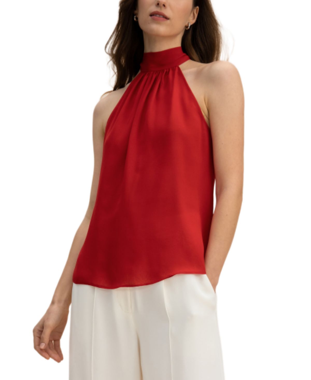 Lilysilk Silk Georgette Halter Neck Top