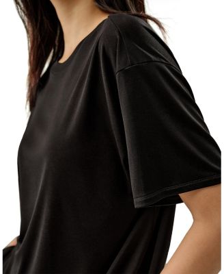 Oversized Silk Jersey Tee