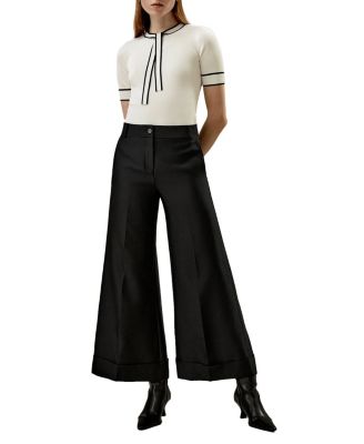 Silk Knit Top with Ribbons