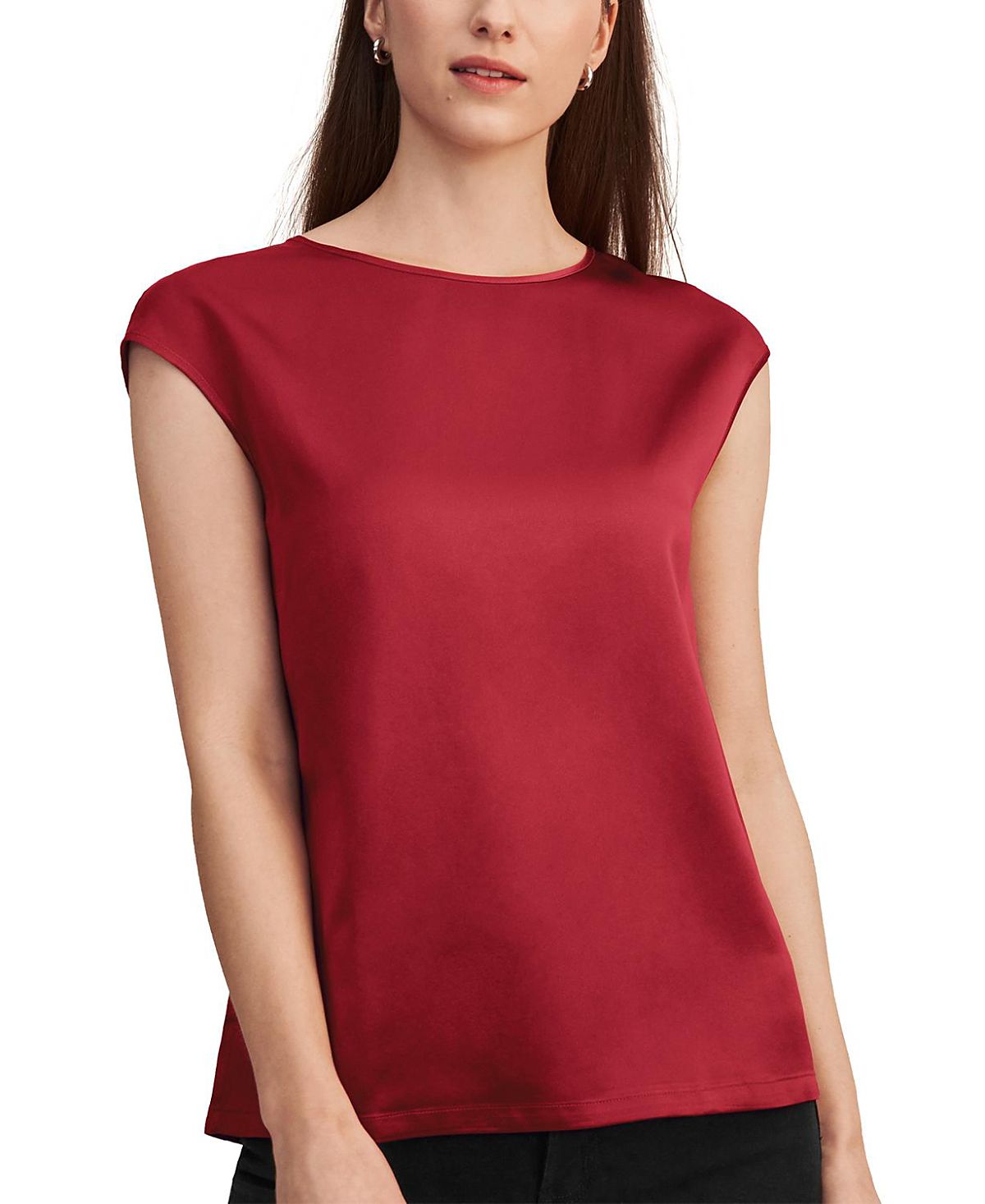 Lilysilk Basic Cap Sleeves Silk Tee