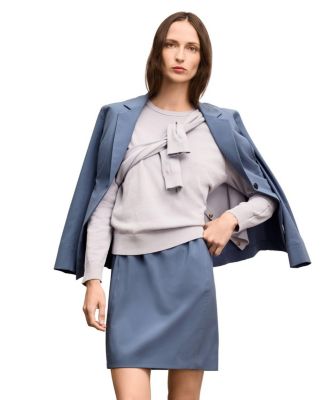 Larissa Pointelle Sweater - Cotton Silk Knit