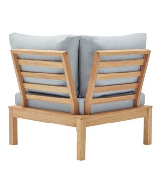 Freeport Karri Wood Sectional Sofa Outdoor Patio Corner Chair