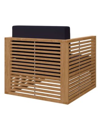 Carlsbad Teak Wood Outdoor Patio Armchair