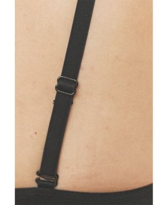 Soft Convertible Crop Top Halter Bralette