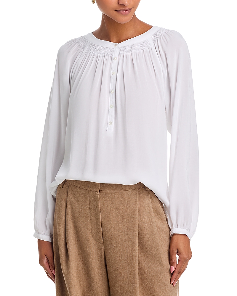 Velvet By Graham & Spencer Aurelia Blouse In White