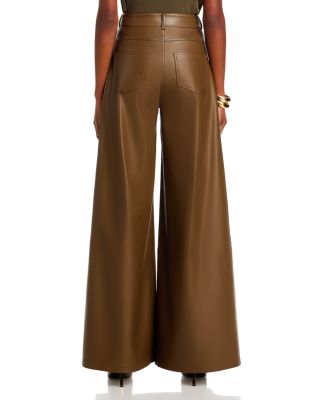 Elephant Faux Leather Pants