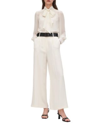 Bow Tie Silk Jasmine Blouse