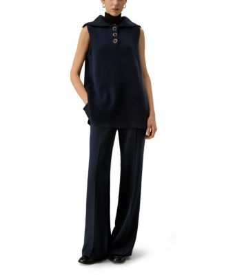 Vintage-like-Inspired Sailor Collar Top