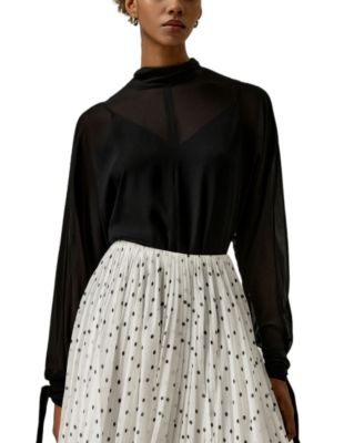 Floaty Batwing Sleeve Blouse Set