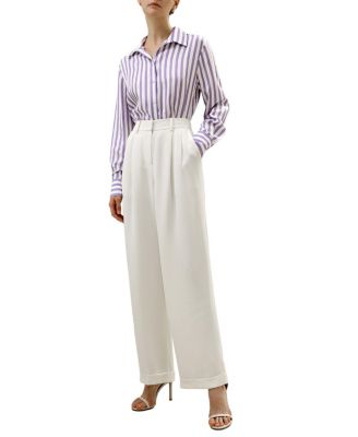 Amalfi Stripe Silk Shirt