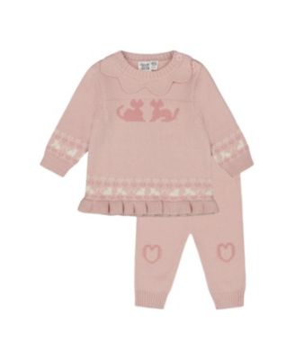 Girls' Knitted Top and Pant Set - Baby