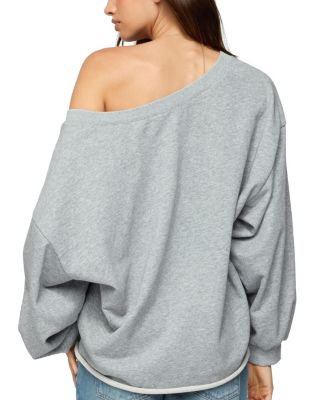 Winfred Oversized V Neck Sweatshirt
