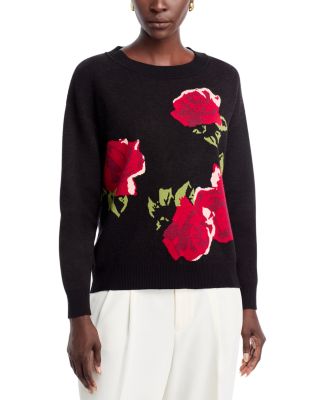 Rose Long Sleeve Crewneck Sweater