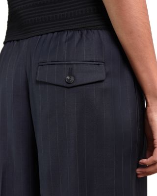 Neave Pinstripe Wide Leg Pants 