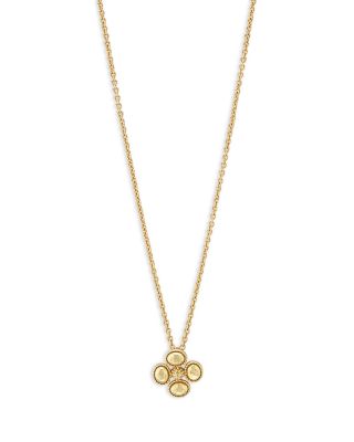 Berry Clover Station Necklace, 16"