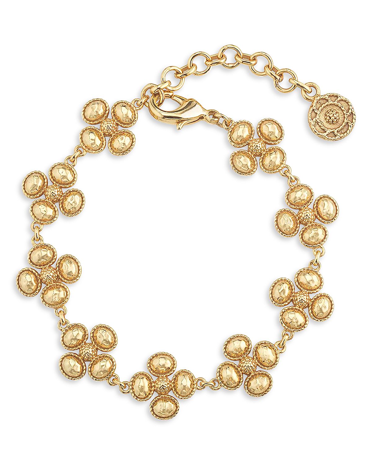 Capucine De Wulf Berry Clover Mother of Pearl Link Bracelet