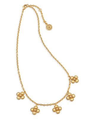 Berry Clover Multi Station Necklace, 16"